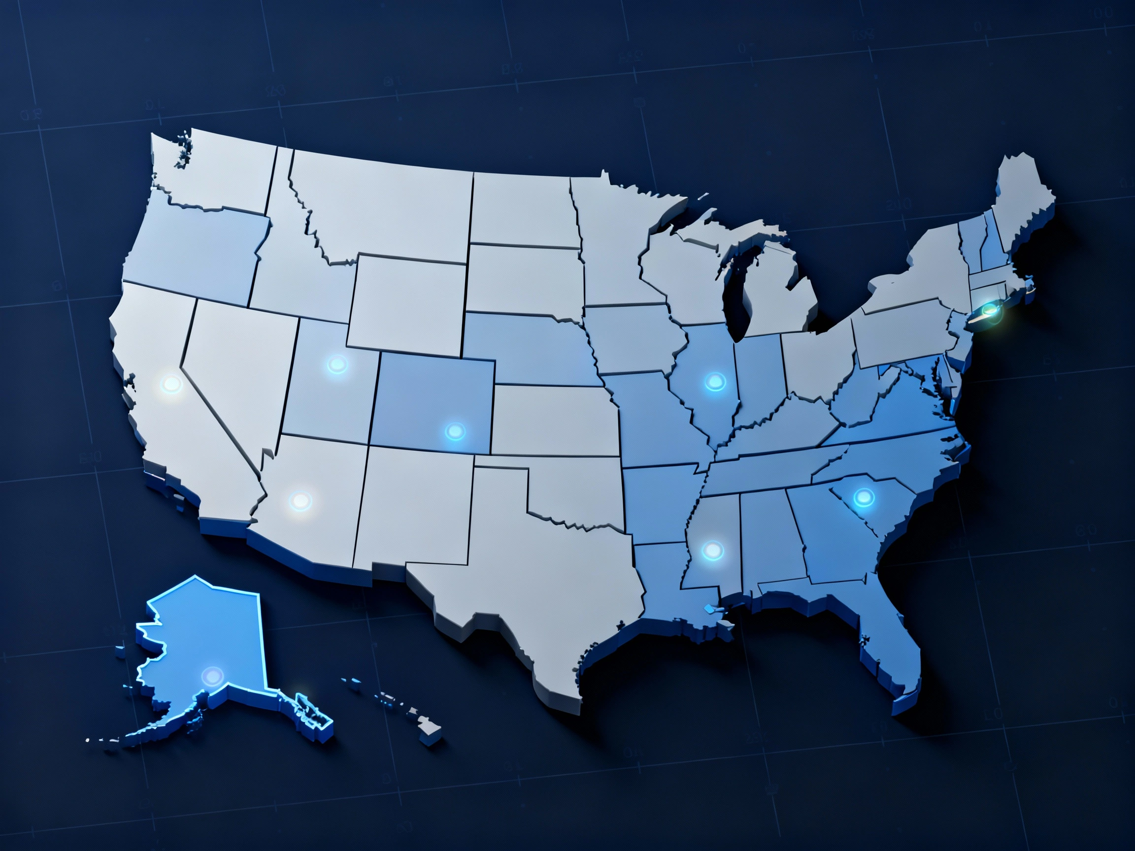 United States state comparison map